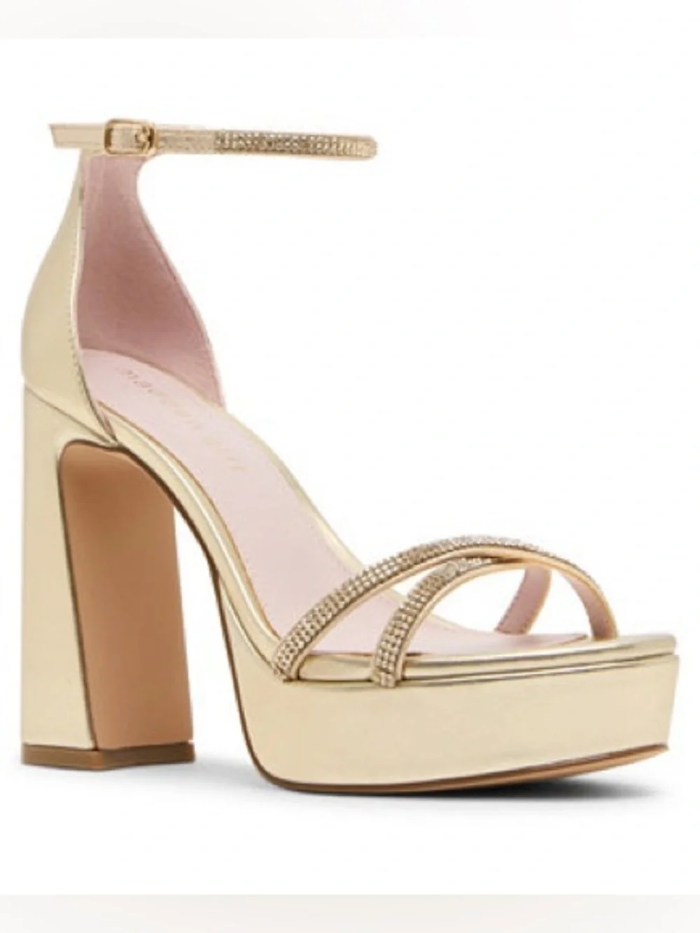 Madden Girl Women's Cady-R Strappy Platform Round-Toe Dress Sandals